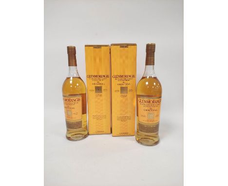 Two 1 Litre bottles of Glenmorangie the original ten years old highland single malt Scotch whisky, 40% vol, boxed. (2) 