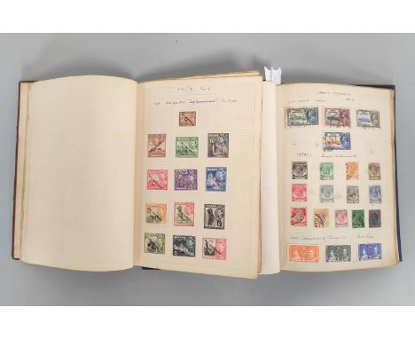 Two stamp albums comprising of Commonwealth and World issues to include 18845 Stellaland issues to include a 4 pence example,