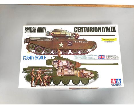 Tamiya. 1:25 scale British Army Centurion MKIII Tank construction kit. 30614-7000 