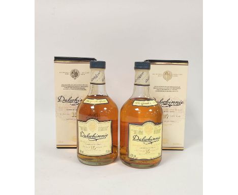 Two bottles of Dalwhinnie 15 years old single Highland malt Scotch whisky, 70cl, 43% vol, boxed. (2) 