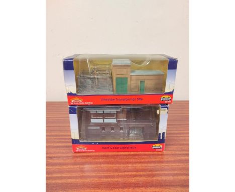 Bachmann Branchline. Two boxed model railway model buildings comprising of Lineside Transformer Site 44-043 &amp; Kent Coast 