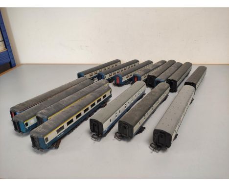 Box of 00 gauge rolling stock Inter-City Passenger Coaches comprising of eleven examples by Lima and four by Airfix.&nbsp; 