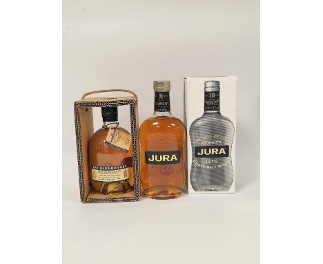 The Glenrothes select reserve single speyside malt Scotch whisky, 700ml, 43% vol, boxed, with The Isle of Jura 10 years old t