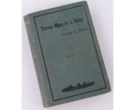 Jerome K Jerome, Three Men In A Boat,First Edition 1889, Arrowsmith, Bristol.