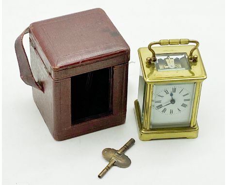 CASED CARRIAGE CLOCK