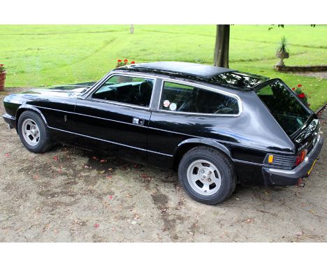 W reg 1983 Reliant Scimitar SE6B. Black, black fabric interior. MOT. 5 speed manual gearbox Cologne V6 engine. Fitted with or