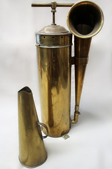 A Rare Solid Br Hand Pump Fog Horn By Newman Field Birmingham A Rare Solid Br Hand Pump Fog Horn