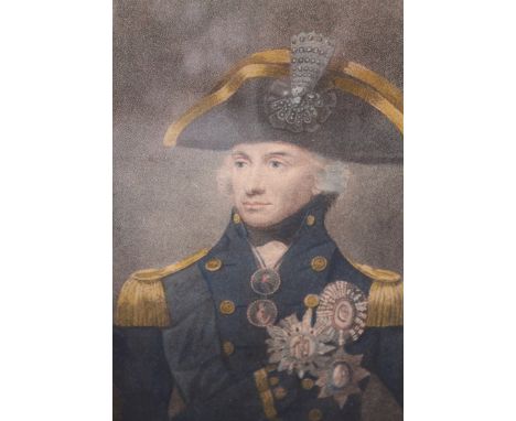 Heath after Abbot portrait of the Right Hon. Vice Admiral Lord Nelson K.B. 20 x 17cm.
