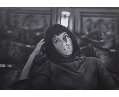 Tom Hackney, 20th century, Portrait of a lady, oil on canvas, 70.5 x 103cm, 27.75 x 40.5in. Artists’ Resale Right (“droit de 