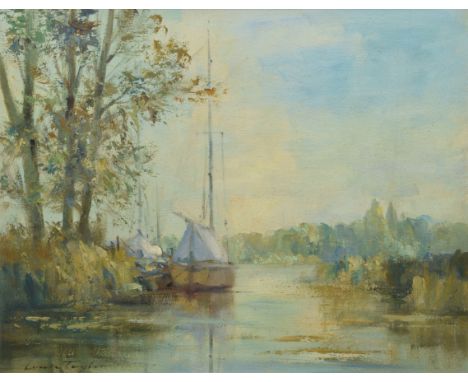 Ivan Taylor (1946-), "Morning Light, Norfolk", signed, titled on artist's label verso, oil on board, 37.5 x 48.5cm, 14.75 x 1