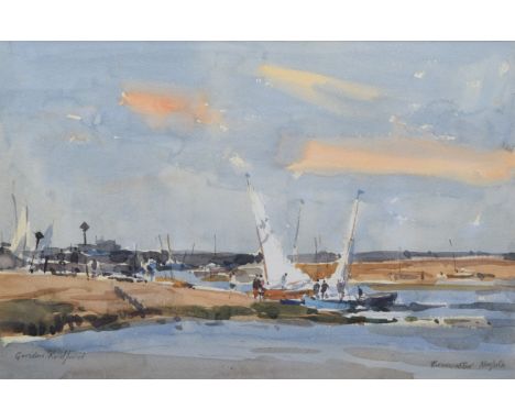 Gordon Radford (1936-2015), "Brancaster, Norfolk", signed and titled, watercolour, 30.5 x 44.5cm, 12 x 17.5in. Artists’ Resal