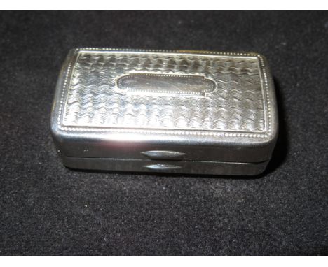 Plated snuff box