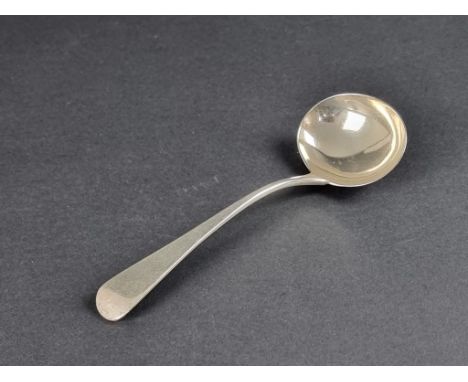A George III silver Old English pattern sauce ladle, by William Eley, London 1804, 54g. 
