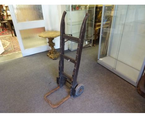 Set of Vintage Wooden Sack Trucks
