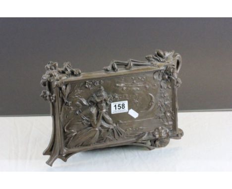 Art Nouveau style wall plaque