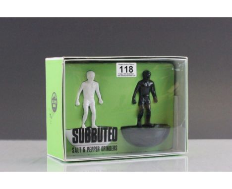 Boxed Subbuteo Footballer Salt & Pepper Grinders