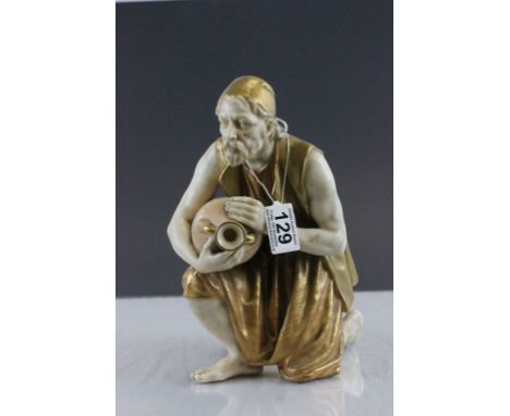 Royal Worcester figure of an Eastern water carrier