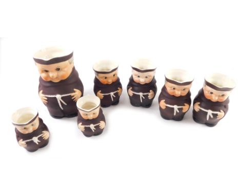Various Goebel Hummel monk figures, to including standing monk, 20cm high, etc., other similar. (a quantity)