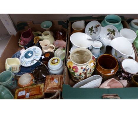 A selection of 1930's- 1960's pottery including Poole; Hornsea; Royal Winton