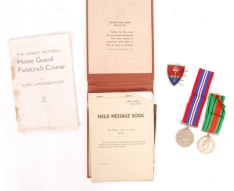 An incredible original WWII Second World War ' Special Operations GHQ Auxiliary Unit Home Guard / Local Defence Volunteers me