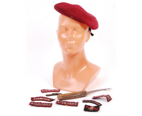 A good collection of WWII Second World War British Army / Airborne related militaria. To include; a wartime dated 1944 Paratr