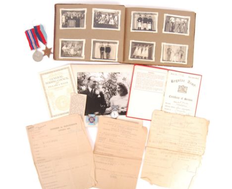 An incredible collection of WWII Second World War effects relating to a W. L. Woodshaw (Dan Harrigan Woodshaw - born in Bisho