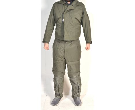 An original 20th century conflict RAF Flying Suit, comprising: NATO Cold Weather Jacket Mk3 Ser No. 58998 with matching Mk3 C