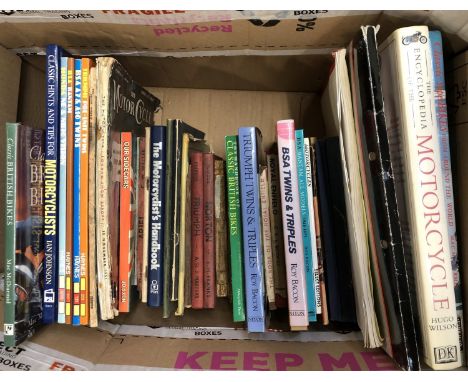 MOTORCYCLING BOOKS and booklets. Some vintage.