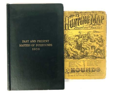 FOXHUNTING BOOKS. SWISS, A.H., 'No 15 Hunting Map. The Notts., LIncs., and S.Yorks. Districts'. 1893. Q. delicate binding but