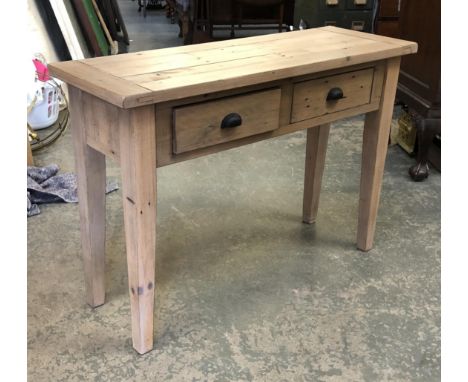 A modern console table, two frieze drawers, 110x38x76cmH