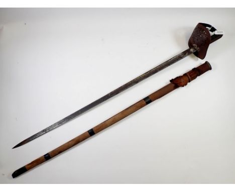 A George V officers sword and scabbard, a/f 