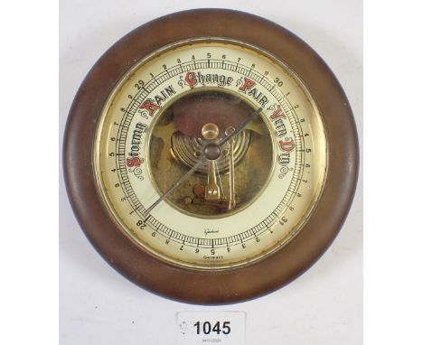 A Giochard circular barometer 