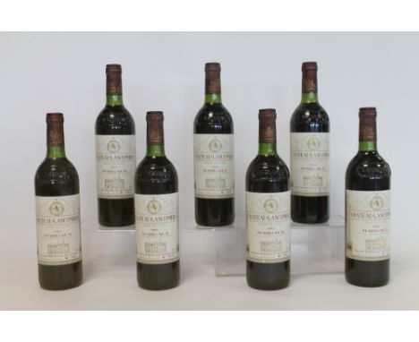 Bordeaux red wine, Chateau Lascombes Margaux 1983 Grand Cru Classe, seven bottles. (7).