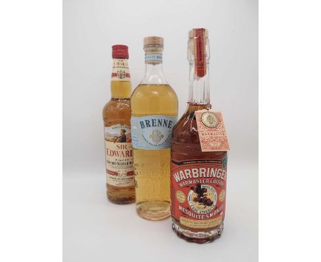 Warbringer Warmaster Edition Mesquite Smoked Bourbon Cask Strength (California, USA) (1)Brenne Estate Cask Whisky (France) (1