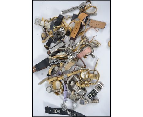 A large collection of ladies and gents watches to include contemporary and vintage ( see illustrations )&nbsp;