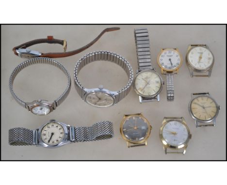 A collection of vintage watches to include Mowbray, Norexa, Telltime, Kelton, Salvest, Timex, Lorus etc