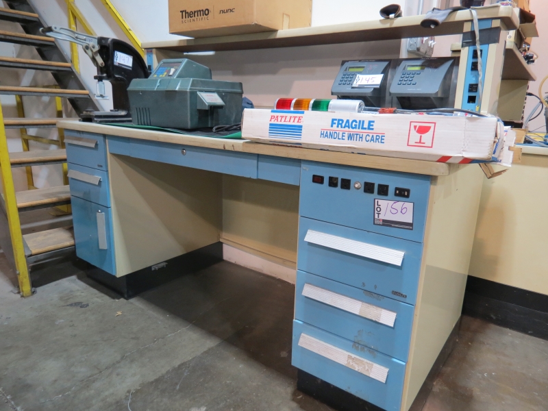 Work Table W/ Electric Outlets