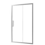 Brand New Boxed Bathstore ATLAS 1100 SLIDING CHROME ENCLOSURE RRP £500 **No Vat**