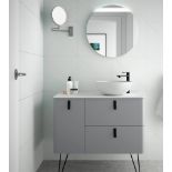 Brand New Boxed Vanity unit UNIIQ 900 left HUMO RRP £852 **No Vat**