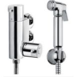 Brand New Boxed Bathstore Douche Kit with Thermostatic Valve - Chrome RRP £95 **No VAT**