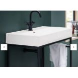 Brand New Boxed Bathstore Noir Veneto 800mm Basin RRP £220 **No Vat**