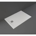 Brand New Boxed RAK Feeling Low Profile 1200 x 800mm Stone Resin White Shower Tray RRP £355.94