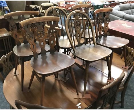 COLLECTION OF 6 ERCOL CHAIRS
