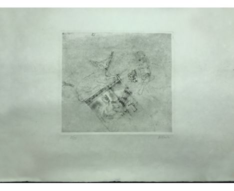 SIGNED LIMITED EDITION HANS BELLMER PRINT 28/85 