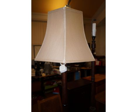 Standard lamp with shade 