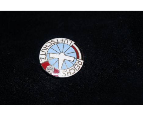 Enamel pin brooch with swastika 