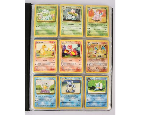 Pokémon TCG - Vintage Collection Base to Team Rocket. This lot contains a folder jam-packed with cards from the first four Po