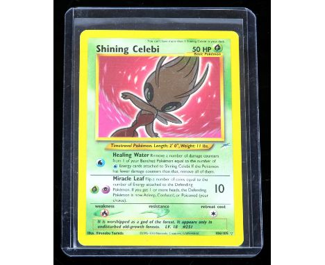 Pokémon TCG - Shining Celebi - Neo Destiny 106/105. This lot contains a Near Mint copy of Shining Celebi from the Neo Destiny