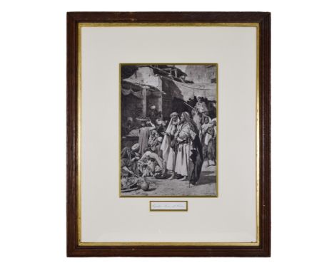 Leopold Carl Müller (1834 - 1892) Popular scene at Cairo, 1880 Print on paper From the Dr Mohammed S Farsi Collection Dimensi