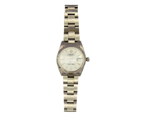 Rolex Swiss Circa 1973 a stainless steel Oyster Perpetual Date, Superlative chronometer officially certified With original pa